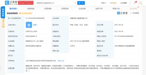我愛(ài)我家投資成立云數(shù)據(jù)公司，注冊(cè)資本5000萬(wàn)元，聚焦應(yīng)用軟件服務(wù)